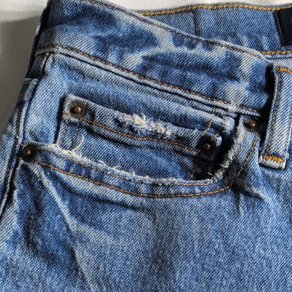 Abercrombie & Fitch Blue Straight Leg Jeans - Picture 5 of 11